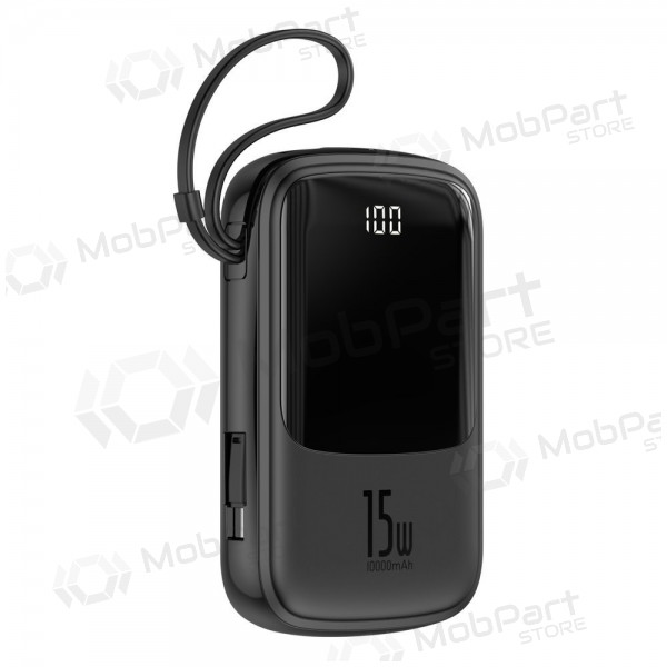 Väline patarei / aku Power Bank Baseus Q Pow With Type-C Cable 10000mAh must PPQD-A01
