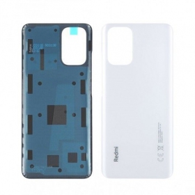 Xiaomi Redmi Note 10 4G patareipesade kaas (tagakaas) valged (Pebble White)