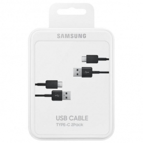 USB kaabel Samsung EP-DG930MBEGWW Type-C 1.5m 2tk. (mustad) (OEM)