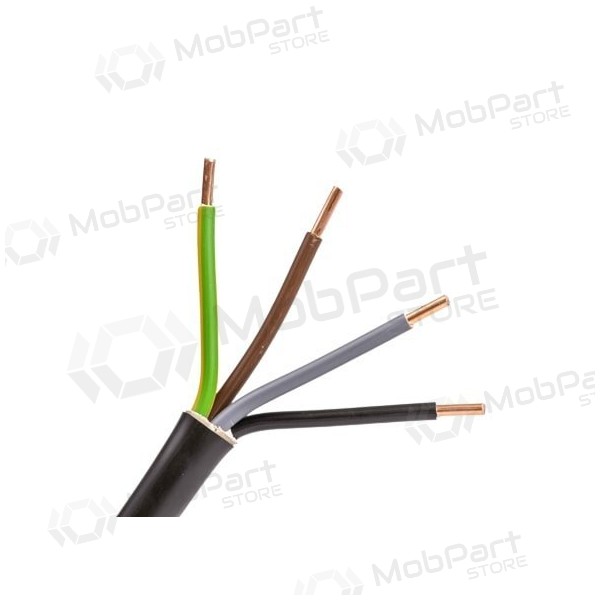 Jõukaabel Lietkabelis CYKY 5x2.5 mm² vask PVC 450/750V 100 m rull