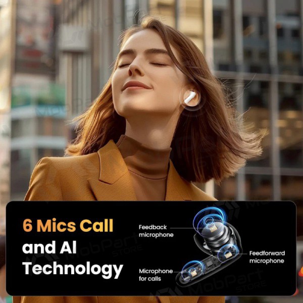 Traadita kõrvaklapid Ugreen HiTune H6 Pro Active Noise-Cancelling Earbuds (35873)