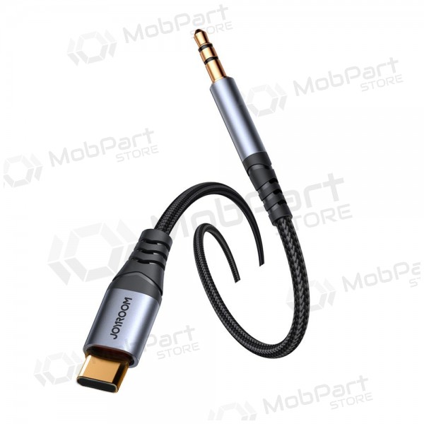 Audio kaabel Joyroom SY-A07 USB-C to 3,5mm 1.2m mustad