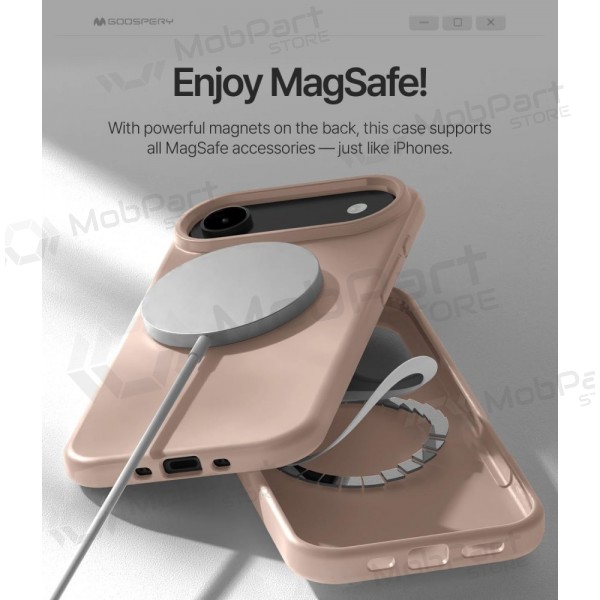 Apple iPhone Air ümbris Mercury - Pure Magsafe Silicon Case (roosa liiv)