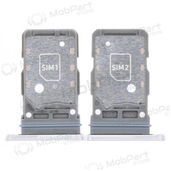 Samsung G991B Galaxy S21 5G SIM kaardi hoidja (valged)