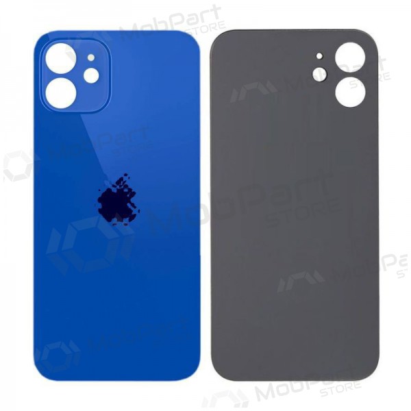Apple iPhone 12 patareipesade kaas (tagakaas) (sinised) (bigger hole for camera) Apple iPhone 12 patareipesade kaas (tagakaas) (sinised) (bigger hole for camera)