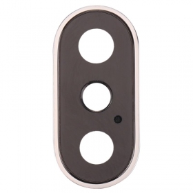 Apple iPhone X kaamera klaas (hõbedased) (koos raamiga)