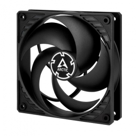 ARCTIC P12 Silent ypač tylus korpuse ventilaator, 3-pin, 120mm, mustad