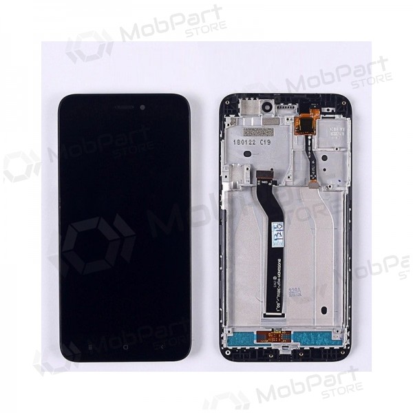 Xiaomi Redmi 5A ekraan (mustad) (koos raamiga)