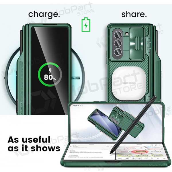 Samsung  Galaxy Z Fold4 ümbris „Nillkin CamShield Pro“ (roheline)