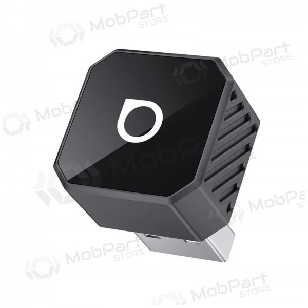 Juodas juhtmevaba CarPlay / Android Auto adapter Ottocast Mini Cube CP88-T3