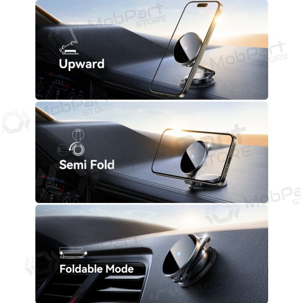 Automobilinis laikiklis-laadija Joyroom JR-ZS408 (dashboard) 15W mustad