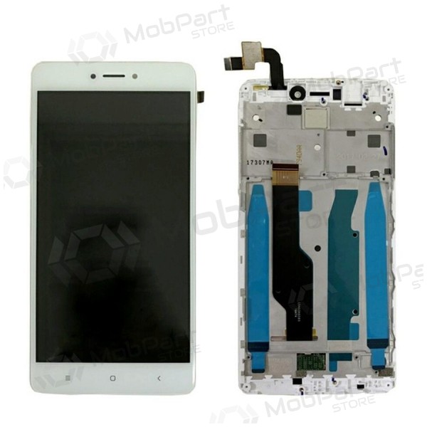 Xiaomi Redmi Note 4X (BV055FHM-N00-1909-R1.0) ekraan (koos raamiga) (valged)