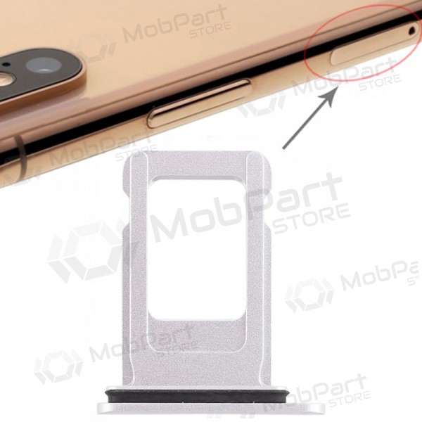 Apple iPhone XR SIM kaardi hoidja (valged)