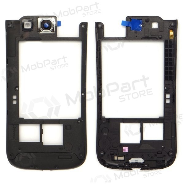 Samsung i9300 Galaxy S3 sisemine korpus (mustad) (originaalne)