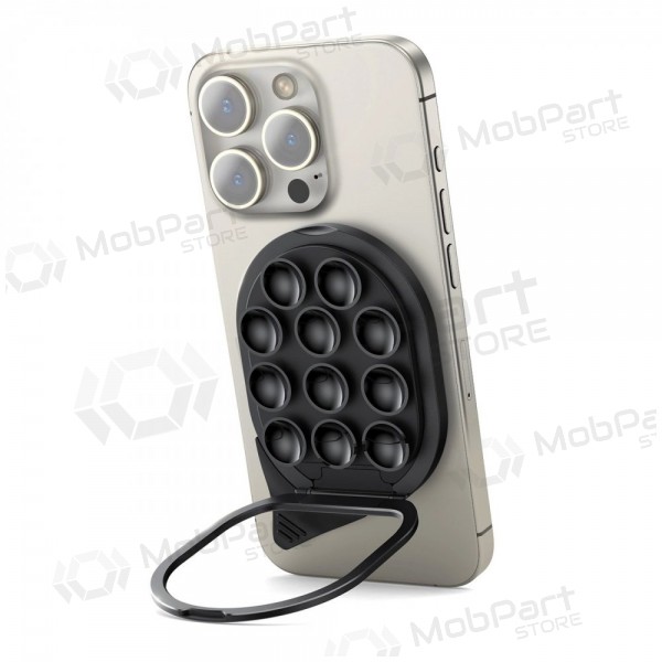 Magnetinis telefono laikiklis su siurbtukais Joyroom JR-ZS418 mustad