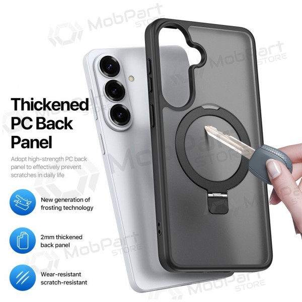 Samsung Galaxy S26 ümbris - Dux Ducis Yind Magnetic Stand (must)