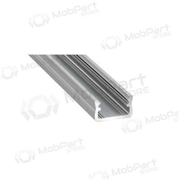 Aliuminis anoduotas profilis Lumines LED juostoms A (hall, anoduotas, 2m)