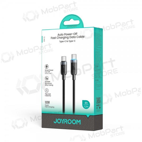 USB-C kaabel Joyroom S-A63 USB-C kuni USB-C 1.2 m 100 W must
