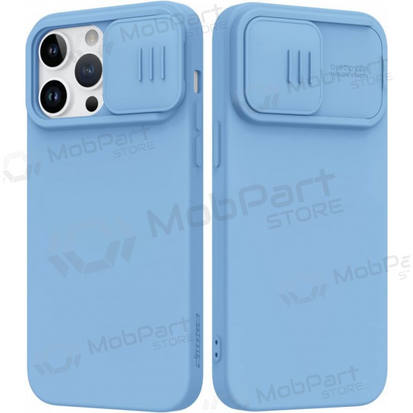 Apple iPhone 14 ümbris „Nillkin Silicone“ (helesinine)