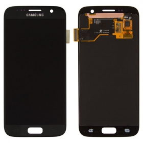 Samsung G930F Galaxy S7 ekraan (mustad) (service pack) (originaalne)