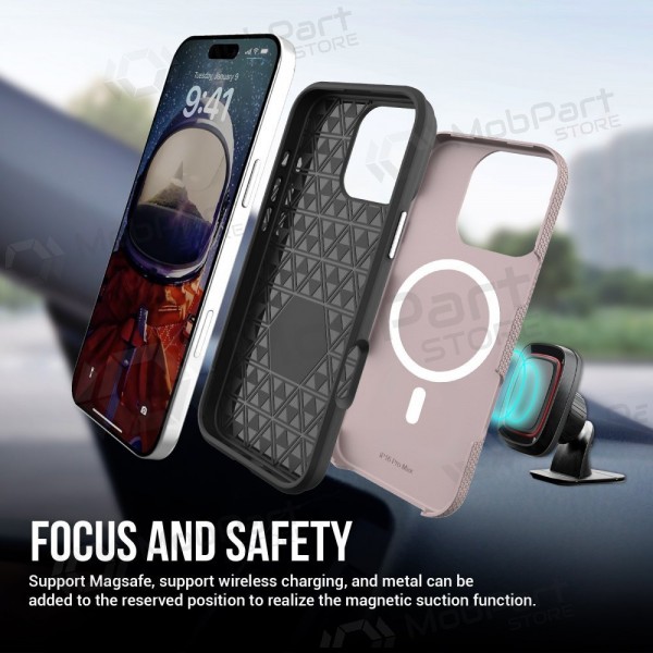 Apple iPhone 17 Pro Max, 18 Pro Max ümbris - Perfectionists (roosa kuld)