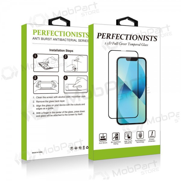 LCD apsauginis stikliukas 2.5D Perfectionists Google Pixel 9 Pro XL mustad