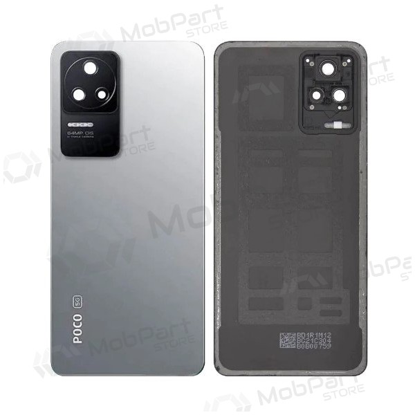 Xiaomi Poco F4 patareipesade kaas (tagakaas) (hõbedased) (originaalne) (service pack) Xiaomi Poco F4 patareipesade kaas (tagakaas) (hõbedased) (originaalne) (service pack)