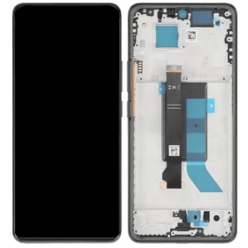 Xiaomi Redmi Note 14 Pro 5G ekraan (mustad) (koos raamiga) (OLED)