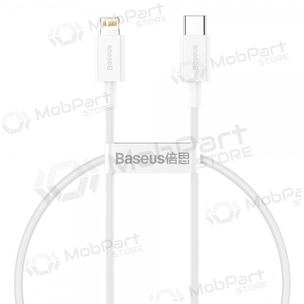 Kaabel Baseus Superior Type-C - Lightning PD 20W 0.25m (valged) CATLYS-02