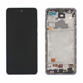 Samsung A725 A72 4G / A726 5G 2021 ekraan (Awesome Violet) (koos raamiga) (service pack) (originaalne)
