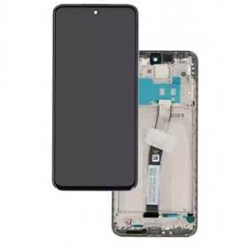 Xiaomi Redmi 10 2022 ekraan (mustad) (koos raamiga) (service pack) (originaalne)