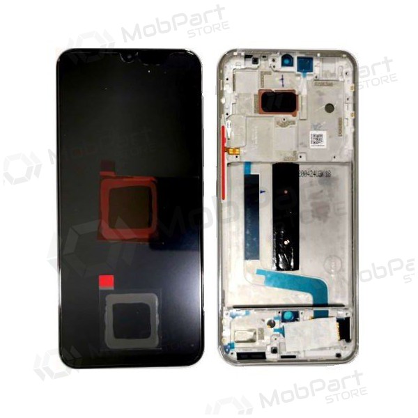 Xiaomi Mi 10 Lite 5G ekraan (valged) (koos raamiga) (service pack) (originaalne)