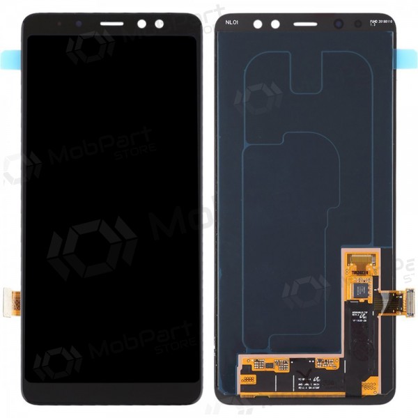 Samsung A530 Galaxy A8 (2018) ekraan (mustad) (service pack) (originaalne)