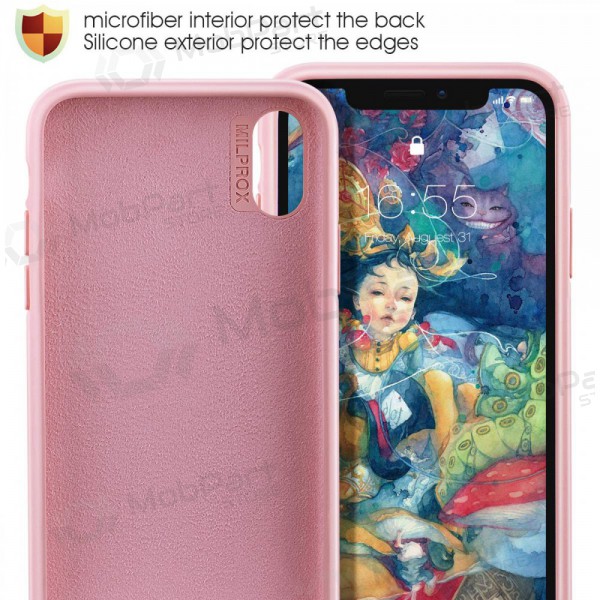 Apple iPhone 13 mini ümbris - Liquid Silicone 1.5mm (roosa)