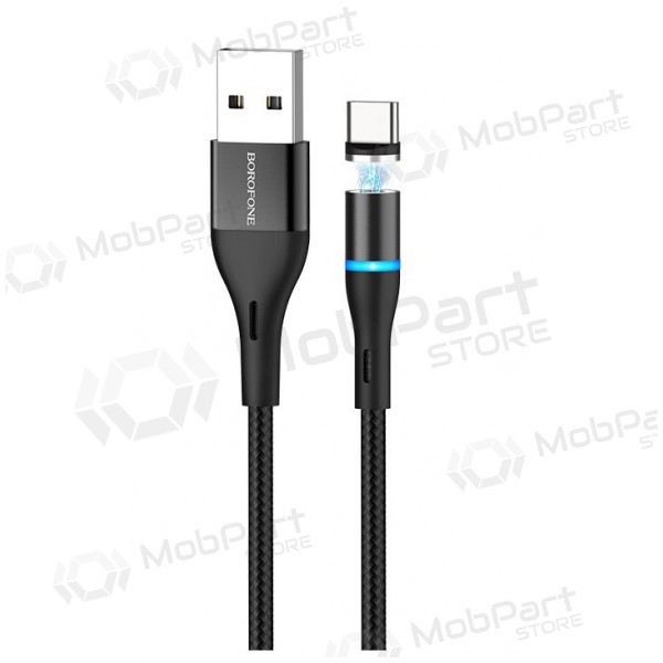 USB kaabel Borofone BU16 Skill Magnetic Type-C 1.0m (mustad)