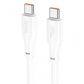 USB kaabel Hoco X93 60W USB-C to USB-C 2.0m valged