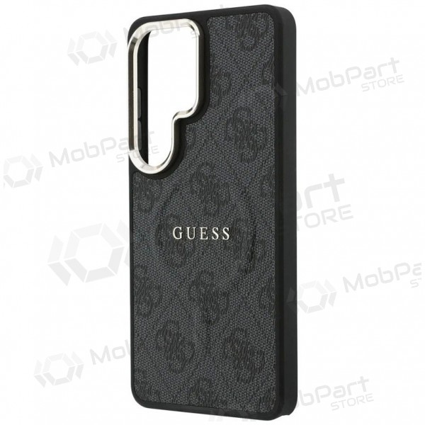 Samsung Galaxy S26 Ultra ümbris - Guess PU Leather 4G Gold Frame Magnetic (must)