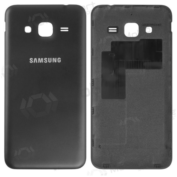 Samsung J320F Galaxy J3 (2016) patareipesade kaas (tagakaas) (mustad)