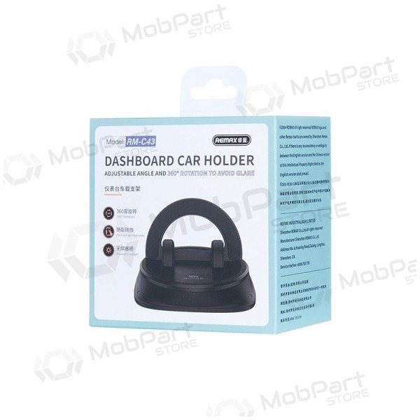 Auto telefonihoidja Remax RM-C43 (dashboard) mustad