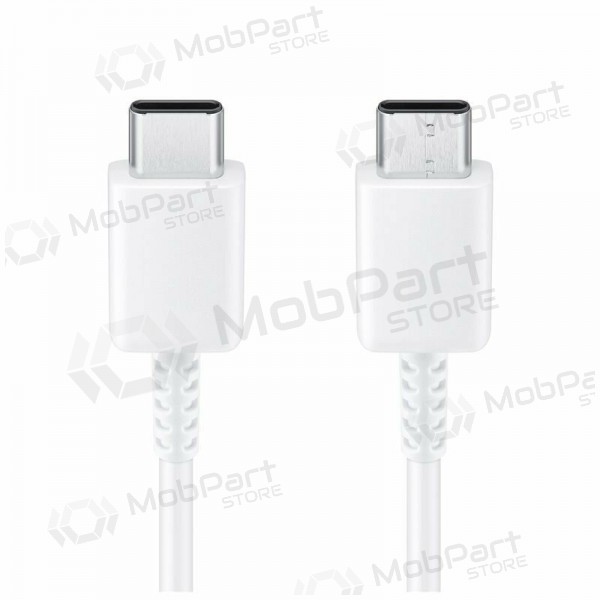 USB kaabel originaalne Samsung EP-DA705BWE 25W 3A Type-C-Type-C 1.0m valged