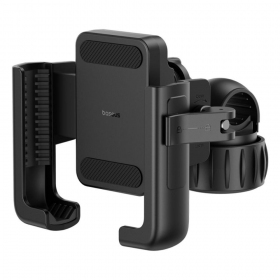 Telefono laikiklis dviračiui Baseus GoTrip Series Bike Phone Mount Cluster mustad C40572301111-00