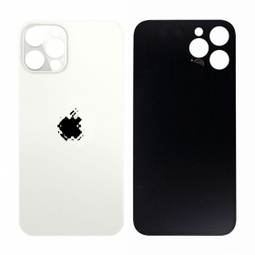 Apple iPhone 12 Pro patareipesade kaas (tagakaas) (hõbedased) (bigger hole for camera)