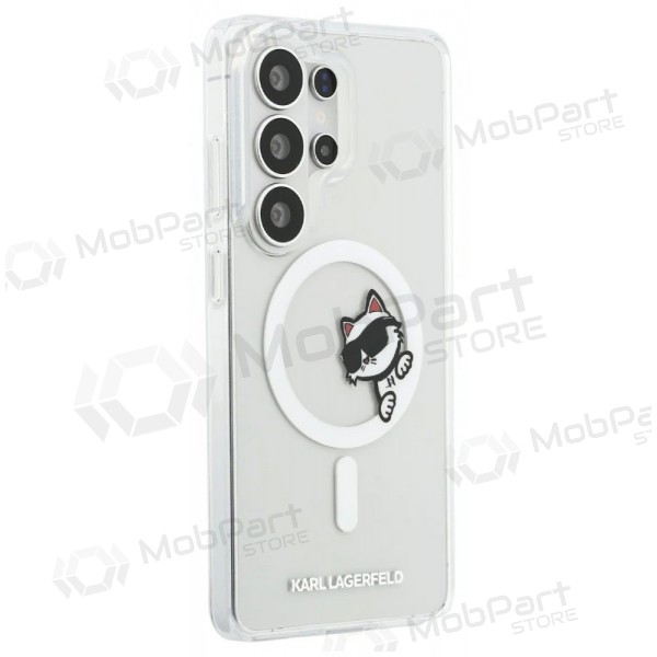 Samsung Galaxy S26 Ultra ümbris - Karl Lagerfeld IML Choupette Peekaboo Logo Magnetic (läbipaistev)