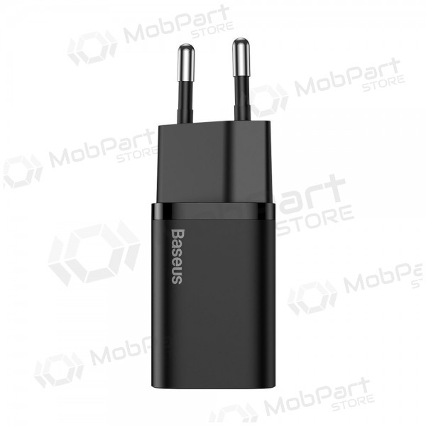 Laadija buitinis Baseus Super Si 25W + Type-C 1.0m mustad TZCCSUP-L01