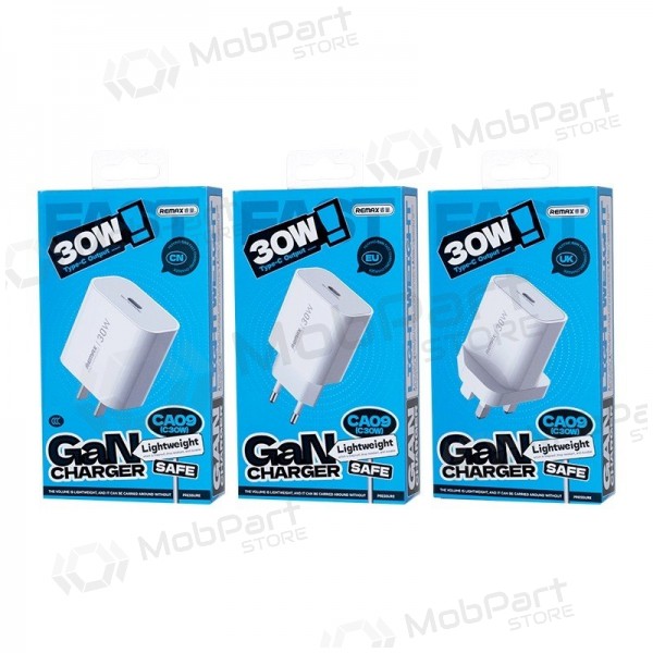 Telefoni laadija Remax CA09 30 W USB-C valge