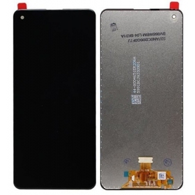 Ekranas Samsung A217F A21skoos  lietimui jautriu stikliuku (NO FRAME) originaalne (service pack)