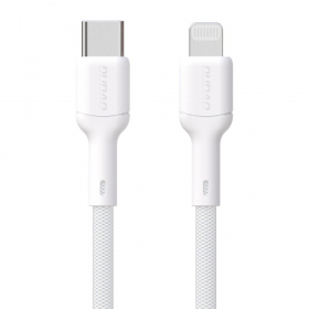 Lightning kaabel Dudao L9X USB-C to Lightning 2 m 30 W valge