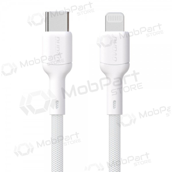 Lightning kaabel Dudao L9X USB-C to Lightning 2 m 30 W valge