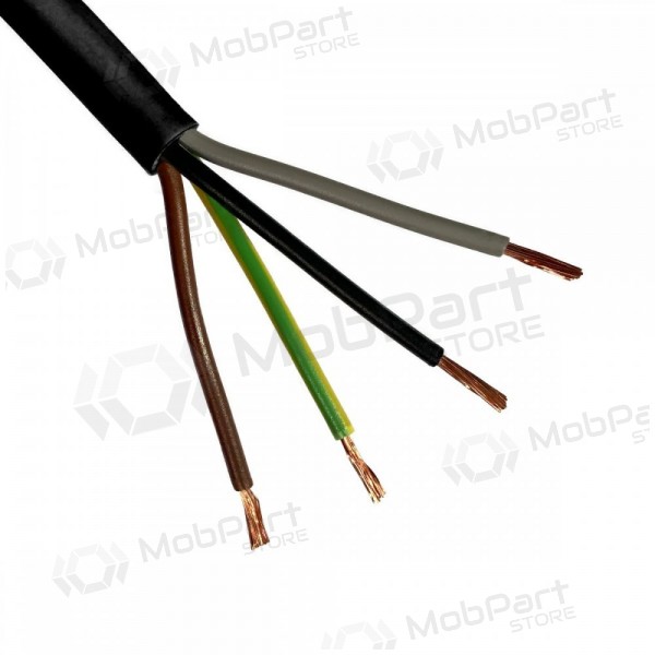 Painduv kaabel Lietkabelis OMY BVV-LL 4x1.5 mm² vask PVC 100 m rull