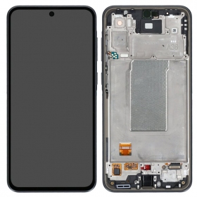 Samsung Galaxy A36 ekraan (mustad) (koos raamiga) (OLED)